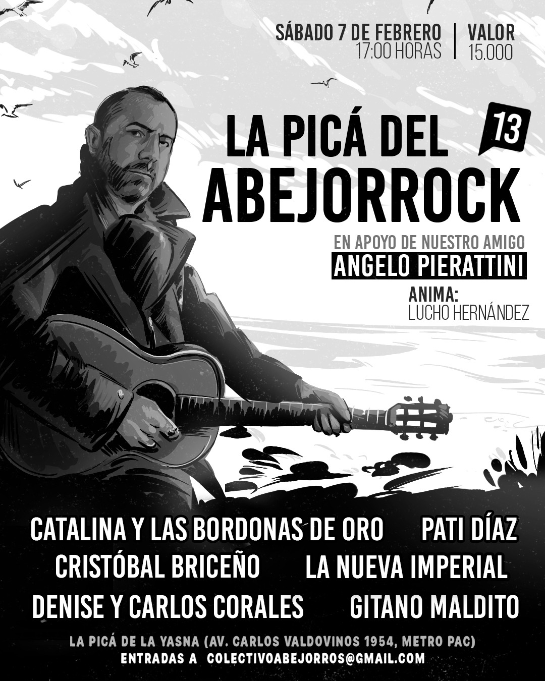 Lanzan evento en apoyo a Ángelo Pierattini